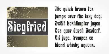 Siegfried by SoftMaker — Decorative Font — thumbnail 4