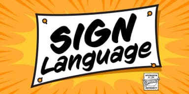 Sign Language by Comicraft — Display Font — thumbnail 1