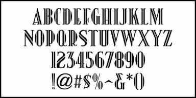 SILENT DRAMA JNL by Jeff Levine Fonts — Decorative Font — thumbnail 3