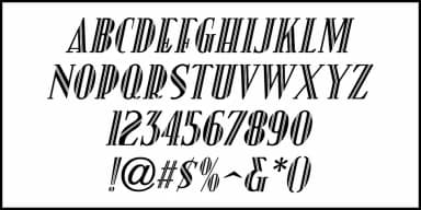 SILENT DRAMA JNL by Jeff Levine Fonts — Decorative Font — thumbnail 5