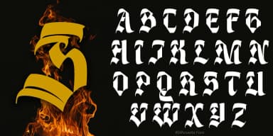 Silhouetta by TypeClassHeroes — Blackletter Font — thumbnail 6