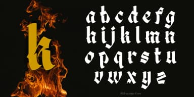 Silhouetta by TypeClassHeroes — Blackletter Font — thumbnail 9