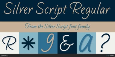 Silver Script by Typadelic — Script Handwritten Font — thumbnail 1