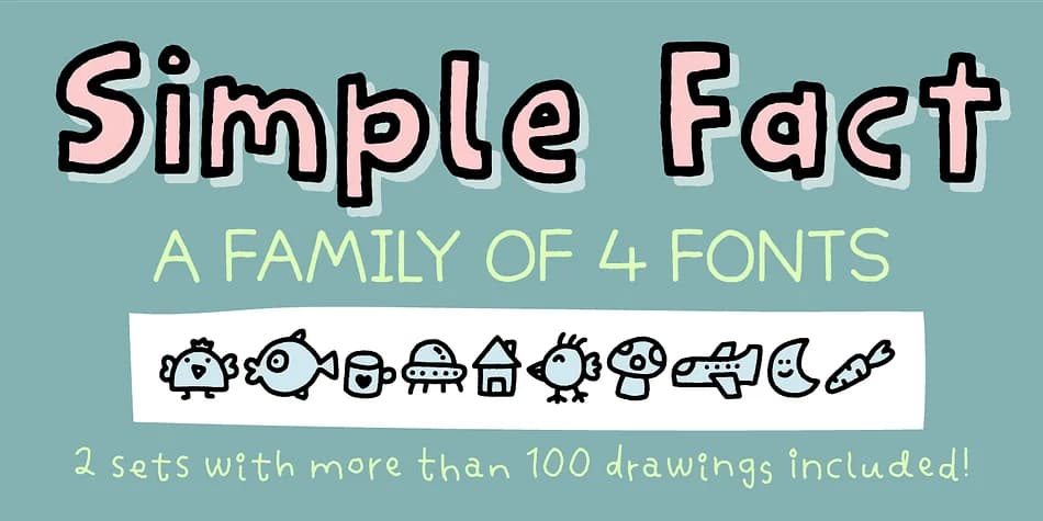 Simple Fact by Bogstav — Dingbats Font