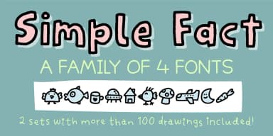 Simple Fact by Bogstav — Dingbats Font — thumbnail 1