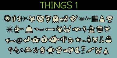 Simple Fact by Bogstav — Dingbats Font — thumbnail 2