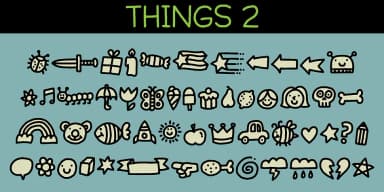 Simple Fact by Bogstav — Dingbats Font — thumbnail 3