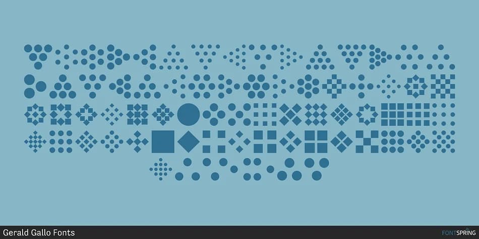 Simple Ornaments by Gerald Gallo Fonts — Dingbats Font