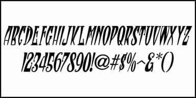 Sinister Nouveau JNL by Jeff Levine Fonts — Decorative Font — thumbnail 5