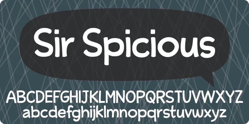 Sir Spicious by Pizzadude.dk — Decorative Font