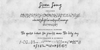 Siren Song by Ana's Fonts — Dingbats Font — thumbnail 2