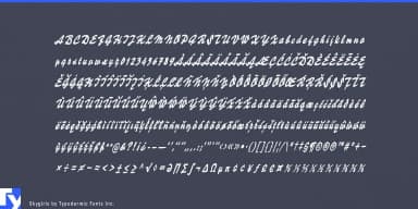 Skygirls by Typodermic Fonts Inc. — Script Handwritten Font — thumbnail 5