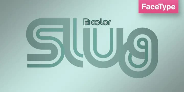 Slug by FaceType — Decorative Font