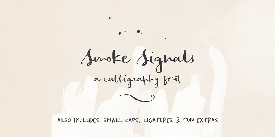 Smoke Signals by Ana's Fonts — Dingbats Font
