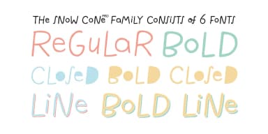 Snow Cone Pro by Fontforecast — Dingbats Font — thumbnail 3