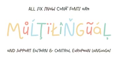 Snow Cone Pro by Fontforecast — Dingbats Font — thumbnail 9