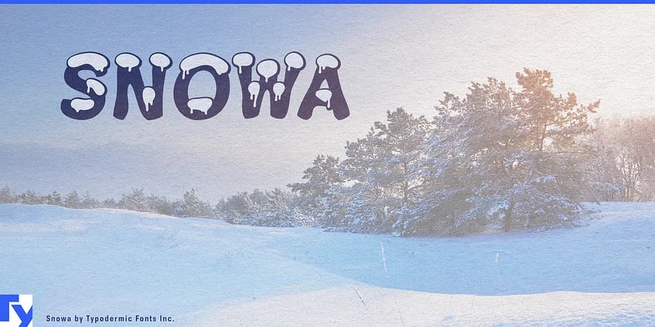 SNOWA by Typodermic Fonts Inc. — Decorative Font