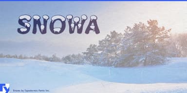 SNOWA by Typodermic Fonts Inc. — Decorative Font — thumbnail 1