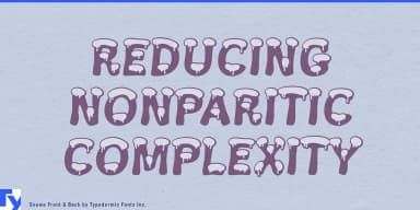 SNOWA by Typodermic Fonts Inc. — Decorative Font — thumbnail 2