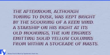 SNOWA by Typodermic Fonts Inc. — Decorative Font — thumbnail 3