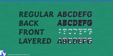 SNOWA by Typodermic Fonts Inc. — Decorative Font — thumbnail 4