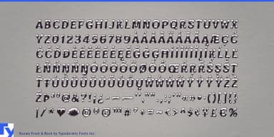 SNOWA by Typodermic Fonts Inc. — Decorative Font — thumbnail 5