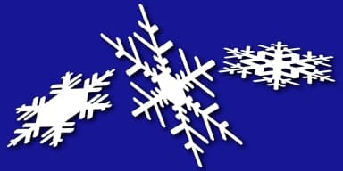 Snowflakes Falling by Gerald Gallo Fonts — Dingbats Font — thumbnail 1