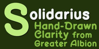 Soldarius by Greater Albion Typefounders — Decorative Font — thumbnail 2