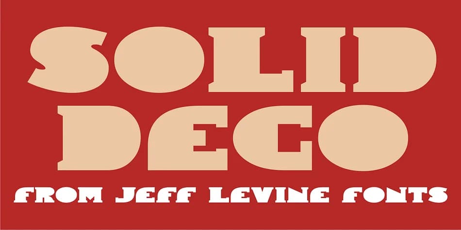 SOLID DECO JNL by Jeff Levine Fonts — Decorative Font