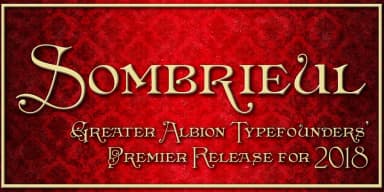 Sombrieul by Greater Albion Typefounders — Decorative Font — thumbnail 2
