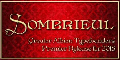Sombrieul by Greater Albion Typefounders — Decorative Font — thumbnail 5