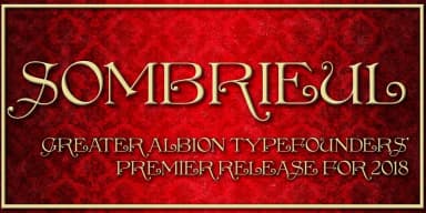 Sombrieul by Greater Albion Typefounders — Decorative Font — thumbnail 6