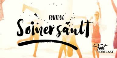 Somersault by Fontforecast — Script Handwritten Font — thumbnail 1
