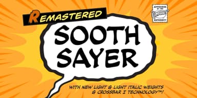 SOOTHSAYER by Comicraft — Decorative Font — thumbnail 1