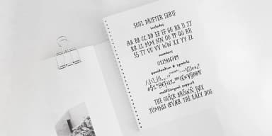 Soul Drifter by Ana's Fonts — Dingbats Font — thumbnail 6