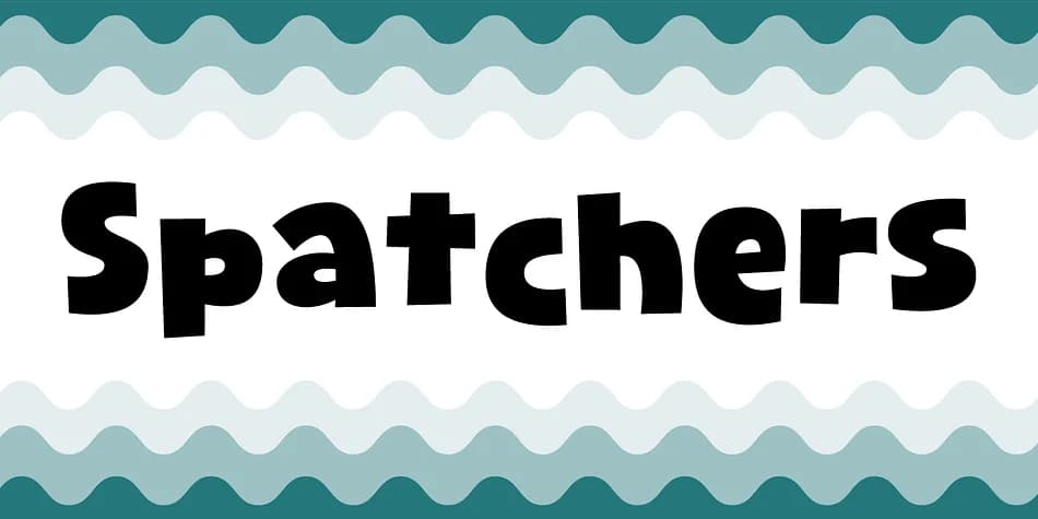 Spatchers by Pizzadude.dk — Decorative Font