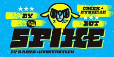 SPIKE BOT by Rodrigo Typo — Display Font — thumbnail 2