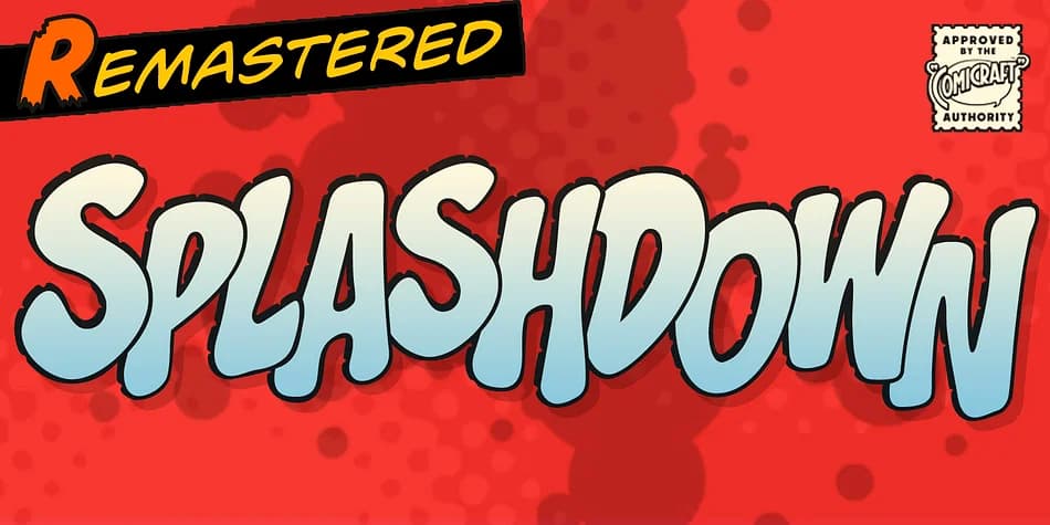 SPLASHDOWN by Comicraft — Decorative Font