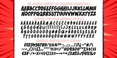 SPLASHDOWN by Comicraft — Decorative Font — thumbnail 3