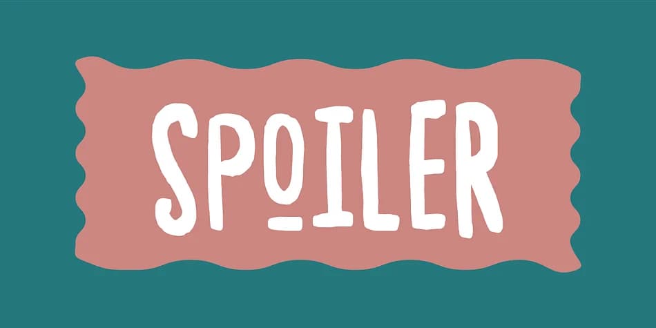 SPOILER by Pizzadude.dk — Display Font