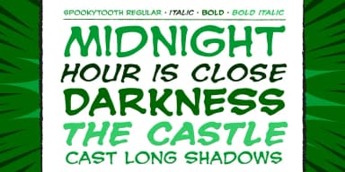 Spooky Tooth by Comicraft — Decorative Font — thumbnail 2