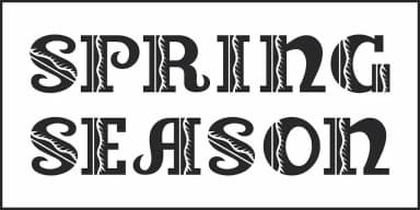 SPRING SEASON JNL by Jeff Levine Fonts — Decorative Font — thumbnail 2
