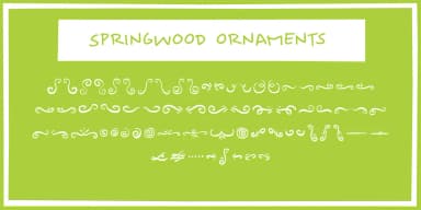 Springwood by Hanoded — Display Font — thumbnail 5