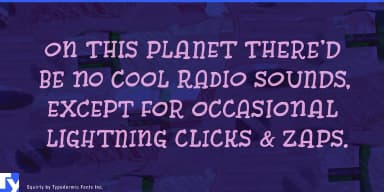 SQUIRTY by Typodermic Fonts Inc. — Decorative Font — thumbnail 4