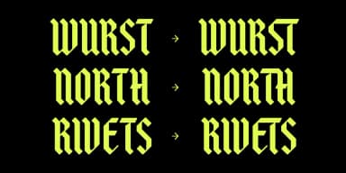 Stacktwin by Typia Nesia — Blackletter Font — thumbnail 4