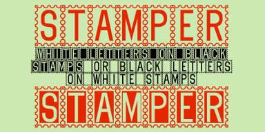 Stamper by Ingrimayne Type — Decorative Font — thumbnail 3
