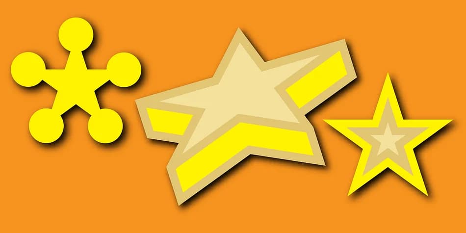 Star Assortment by Gerald Gallo Fonts — Dingbats Font