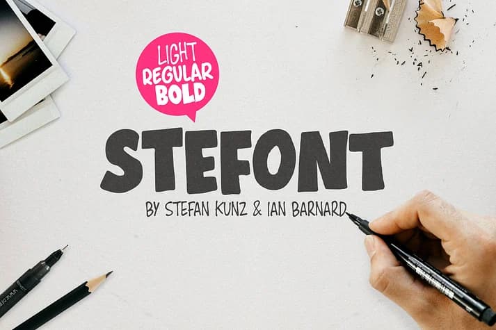 Stefont by Ian Barnard — Decorative Font