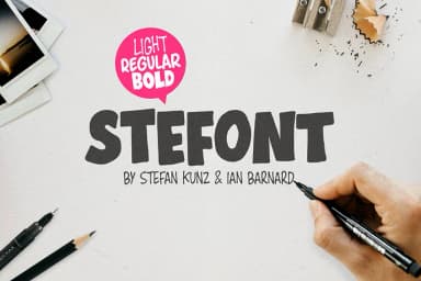 Stefont by Ian Barnard — Decorative Font — thumbnail 1