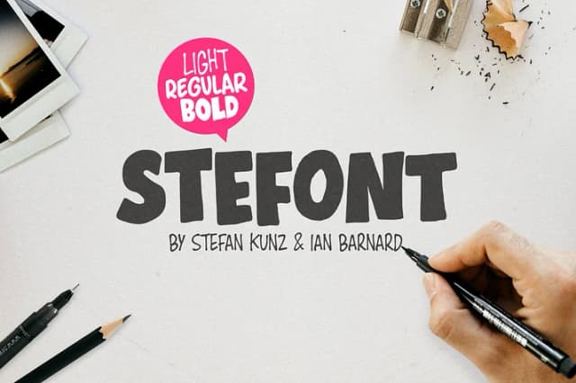 Stefont by Ian Barnard — Decorative Font